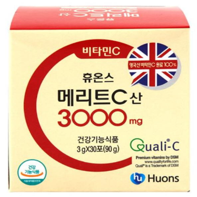 휴온스 메리트 C 산 3000mg(영국산 비타민C 원료 100%) 100포(50포X2EA)